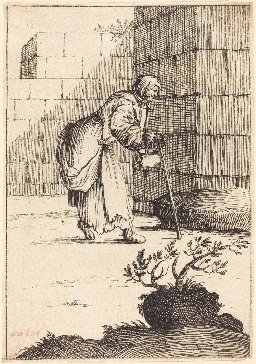 Mendiga de After Jacques Callot