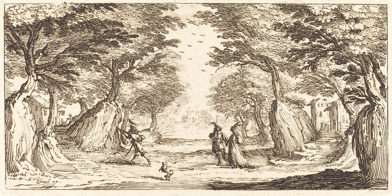 Paisagem de After Jacques Callot