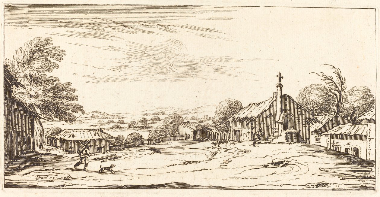 Landscape de After Jacques Callot