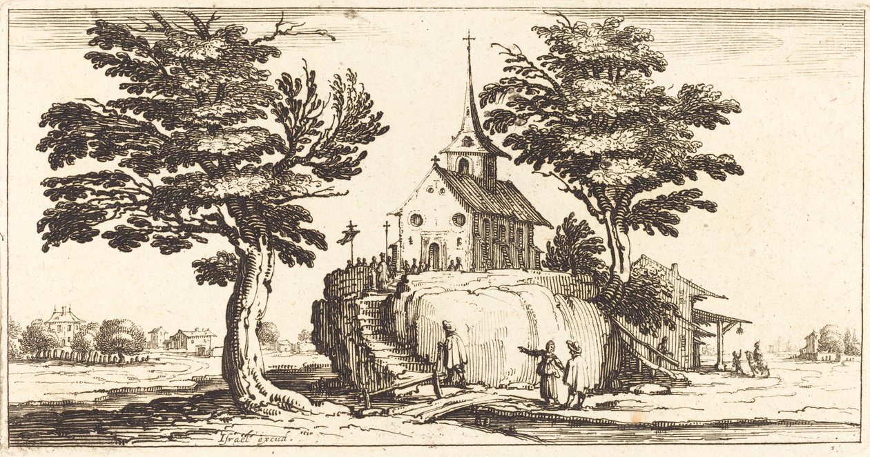 Paisagem de After Jacques Callot