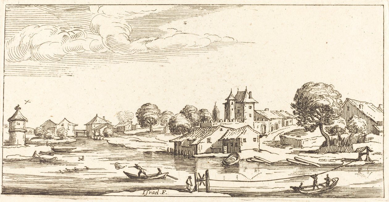 Paisagem de After Jacques Callot