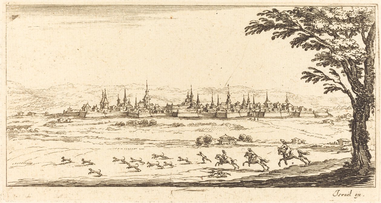 Vista de Nancy de After Jacques Callot