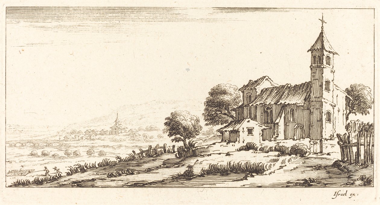 Igreja da Vila de After Jacques Callot