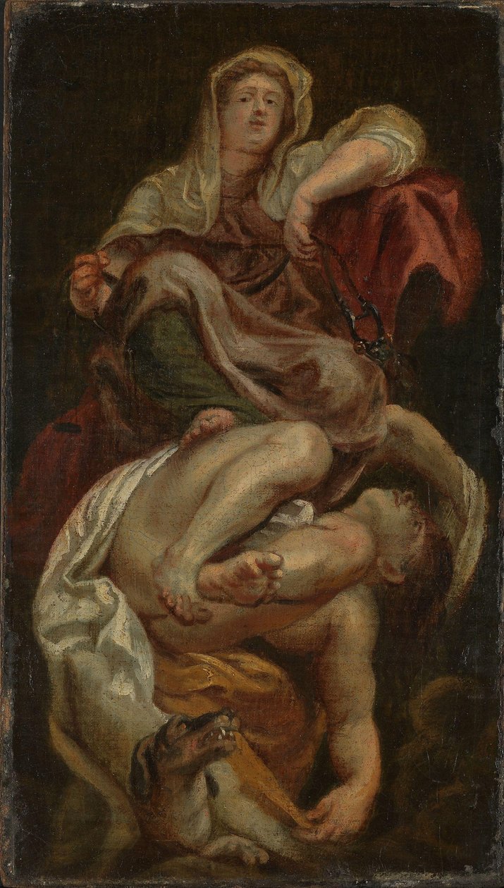 A temperança triunfa sobre a intemperança de after Peter Paul Rubens