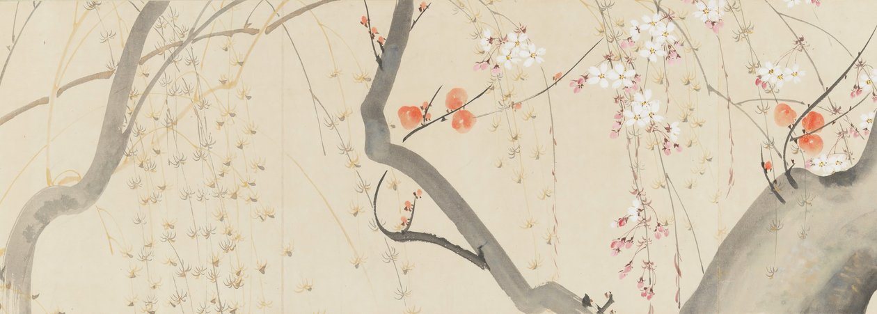 Flowers of the Four Seasons, 1815. de after Sakai Hōitsu