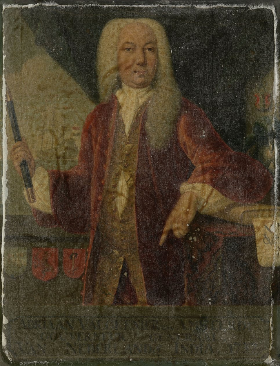  Retrato de Adriaan Valckenier. óleo sobre cobre. altura: 34 cm; largura: 26,5 cm. Amesterdão, Rijksmuseum Amsterdam. de After Theodorus Justinus van Rheen