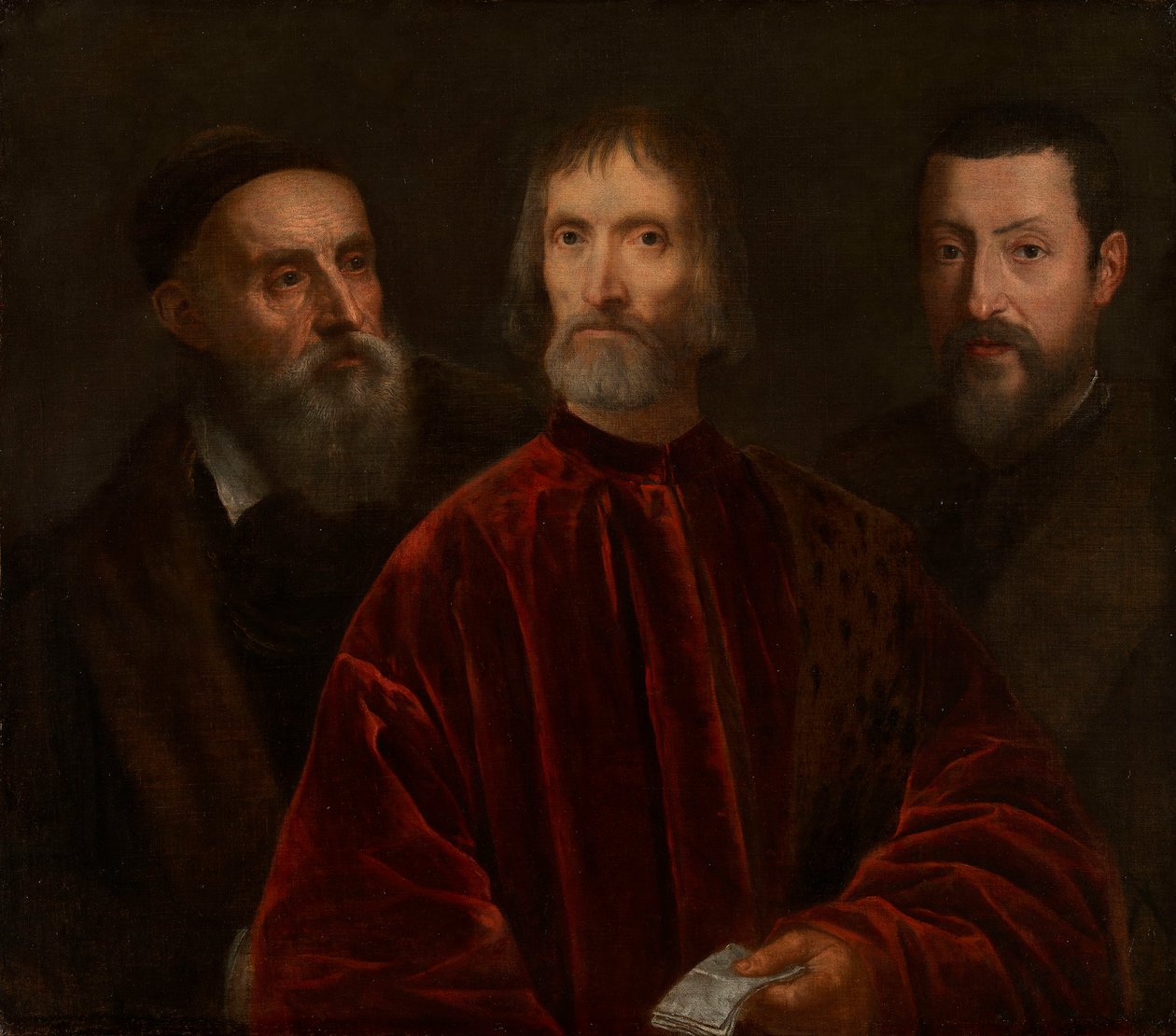 Ticiano e os seus amigos de after Titian