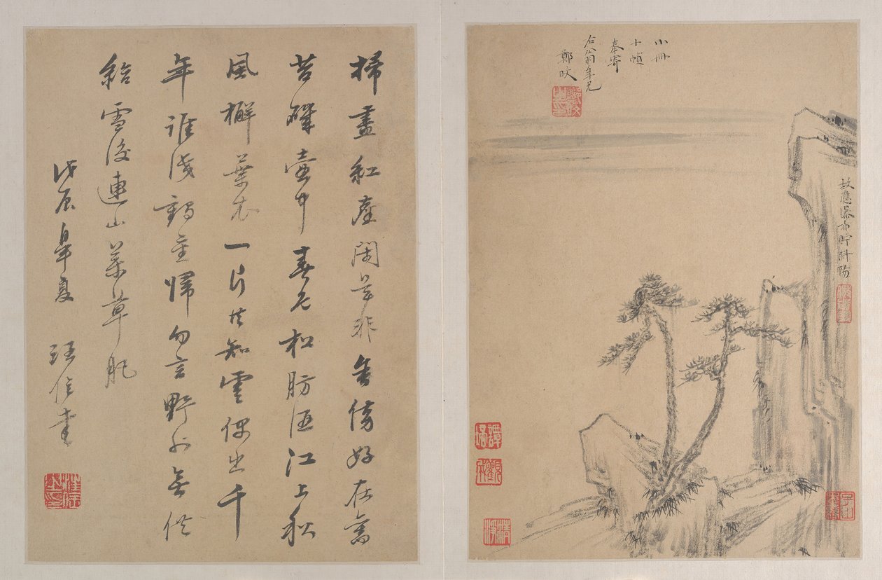 Paisagens, datadas de 1688. de After Zheng Min