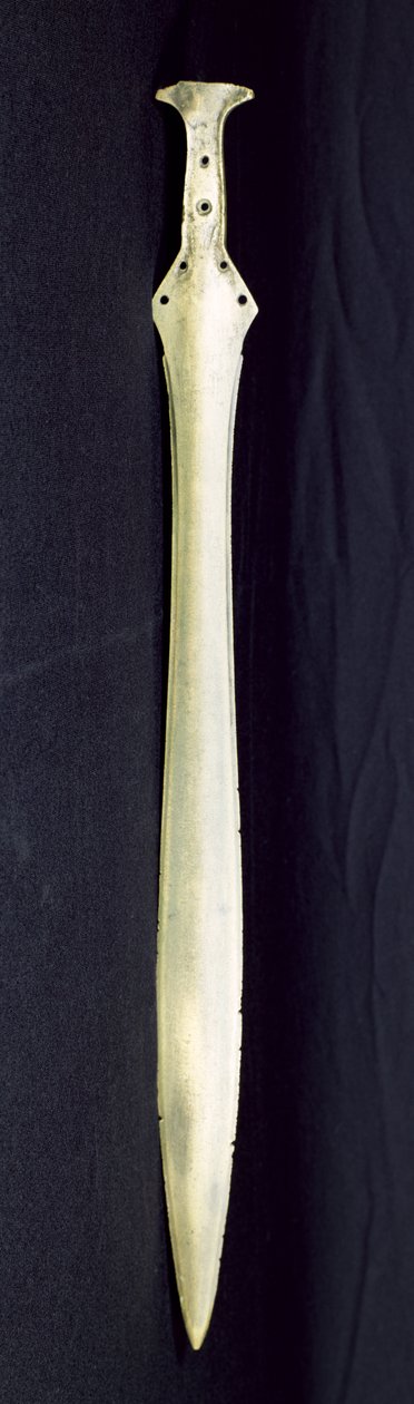 Espada da Idade do Bronze Final de Ewart Park, Northumberland de Age Bronze