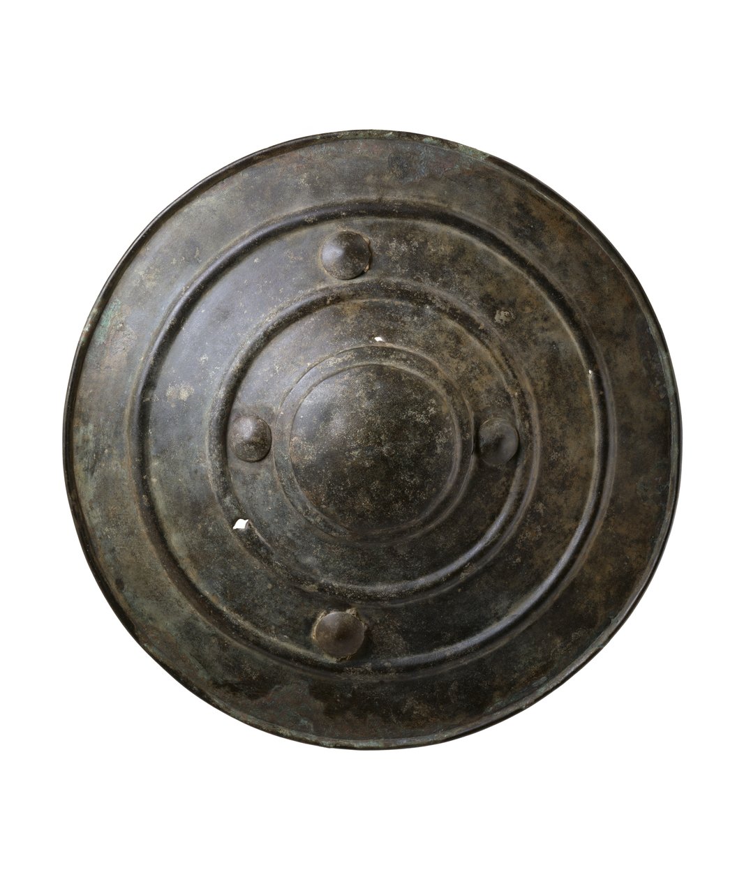 Wittenham Shield, de Long Wittenham, Oxfordshire, Idade do Bronze Final, c.1200 a.C. (bronze) de Age Bronze
