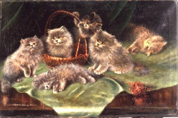 Seis gatinhos de Agnes Augusta Talboys