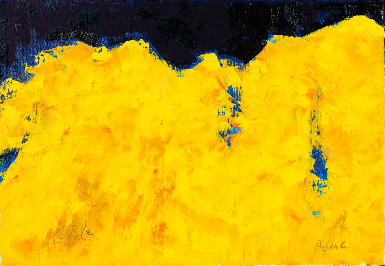 Resiliência 2, 2018 (óleo sobre tela) de Agnes Girardon