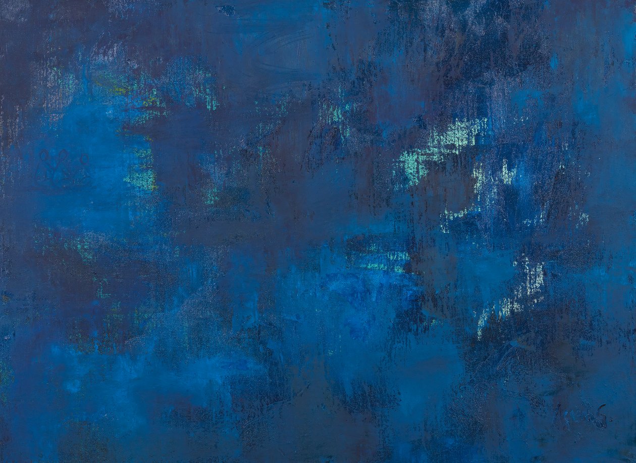 Universo, 2018 (óleo sobre tela) de Agnes Girardon