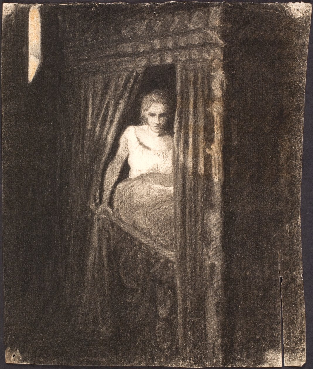 Mulher na alcova de Agnes Slott Møller
