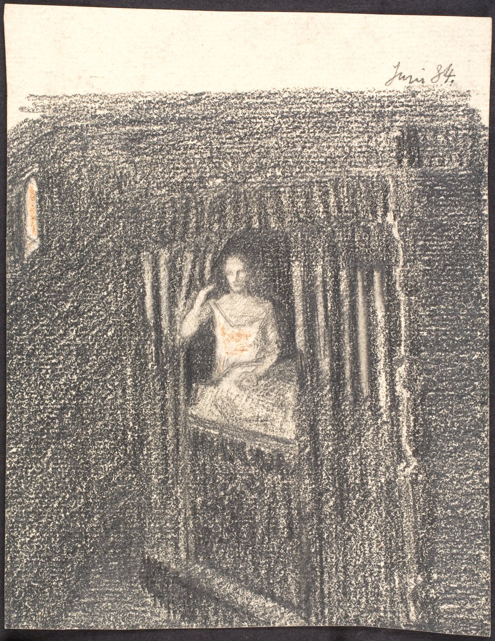 Mulher na alcova de Agnes Slott Møller