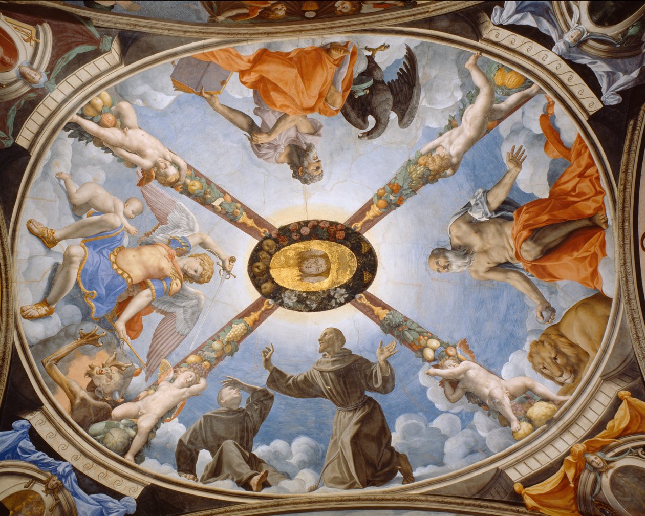 Teto da Capela de Eleonora de Toledo de Agnolo Bronzino