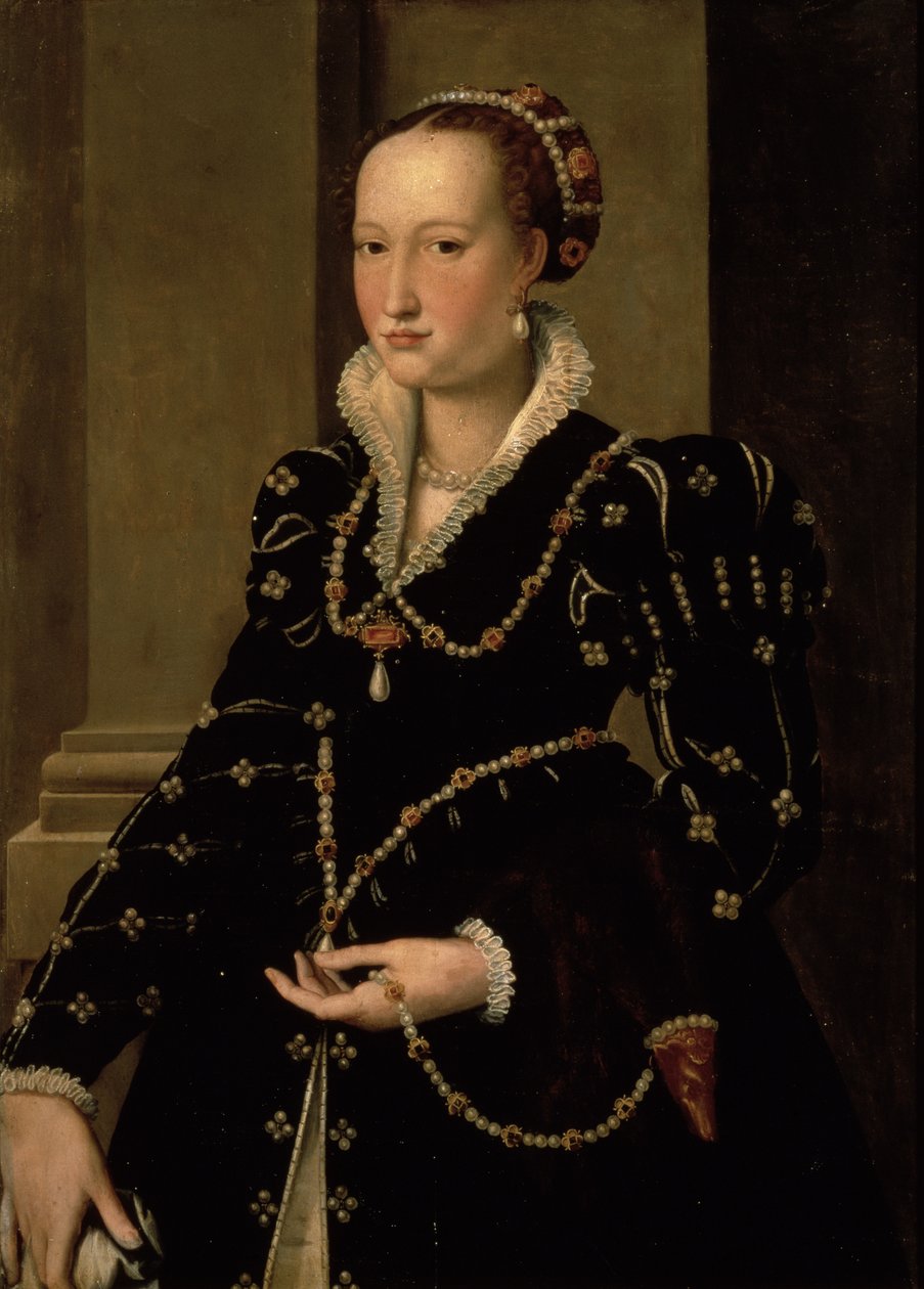 Retrato de Laudomia de Medici de Agnolo Bronzino