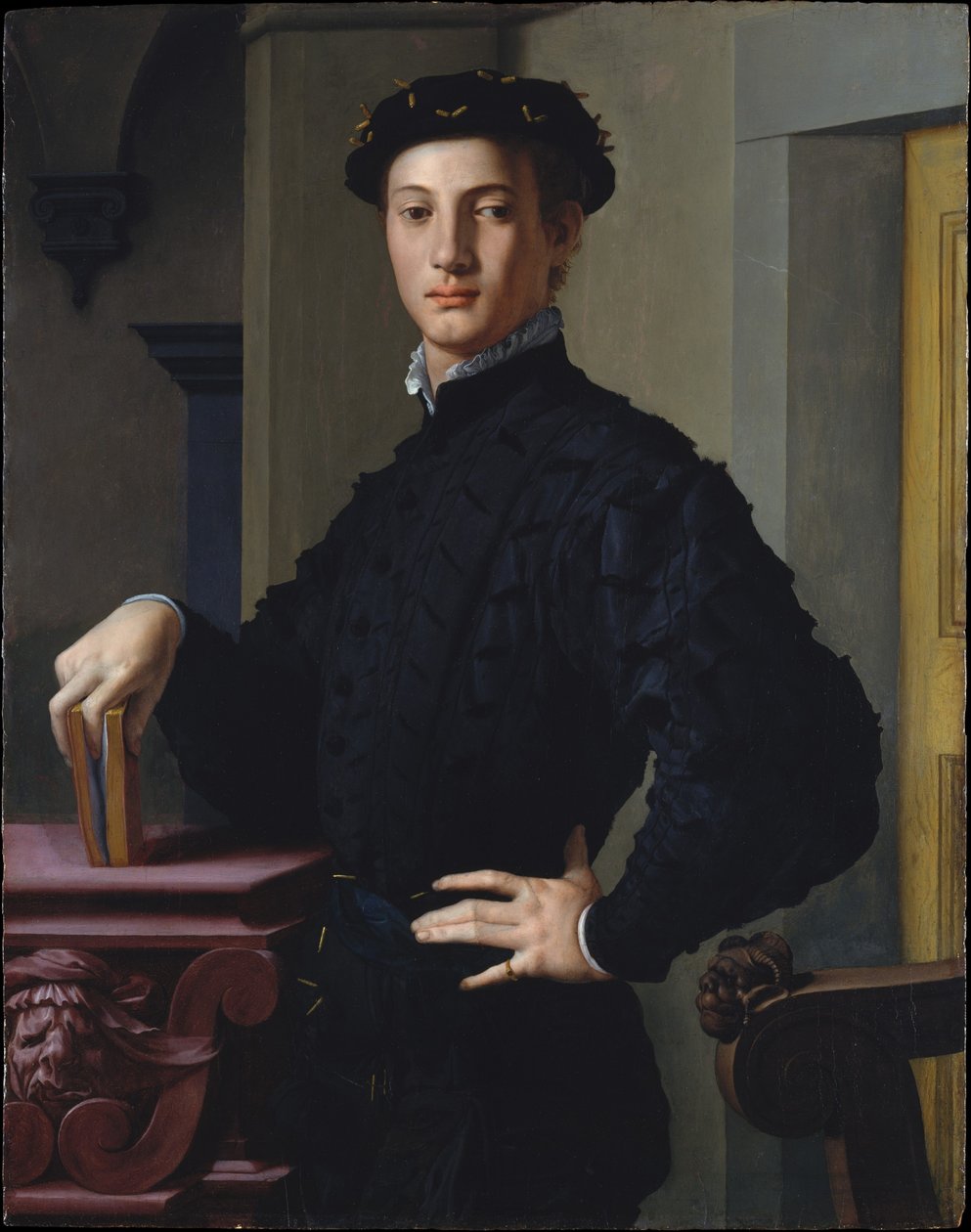 Retrato de um jovem de Agnolo Bronzino