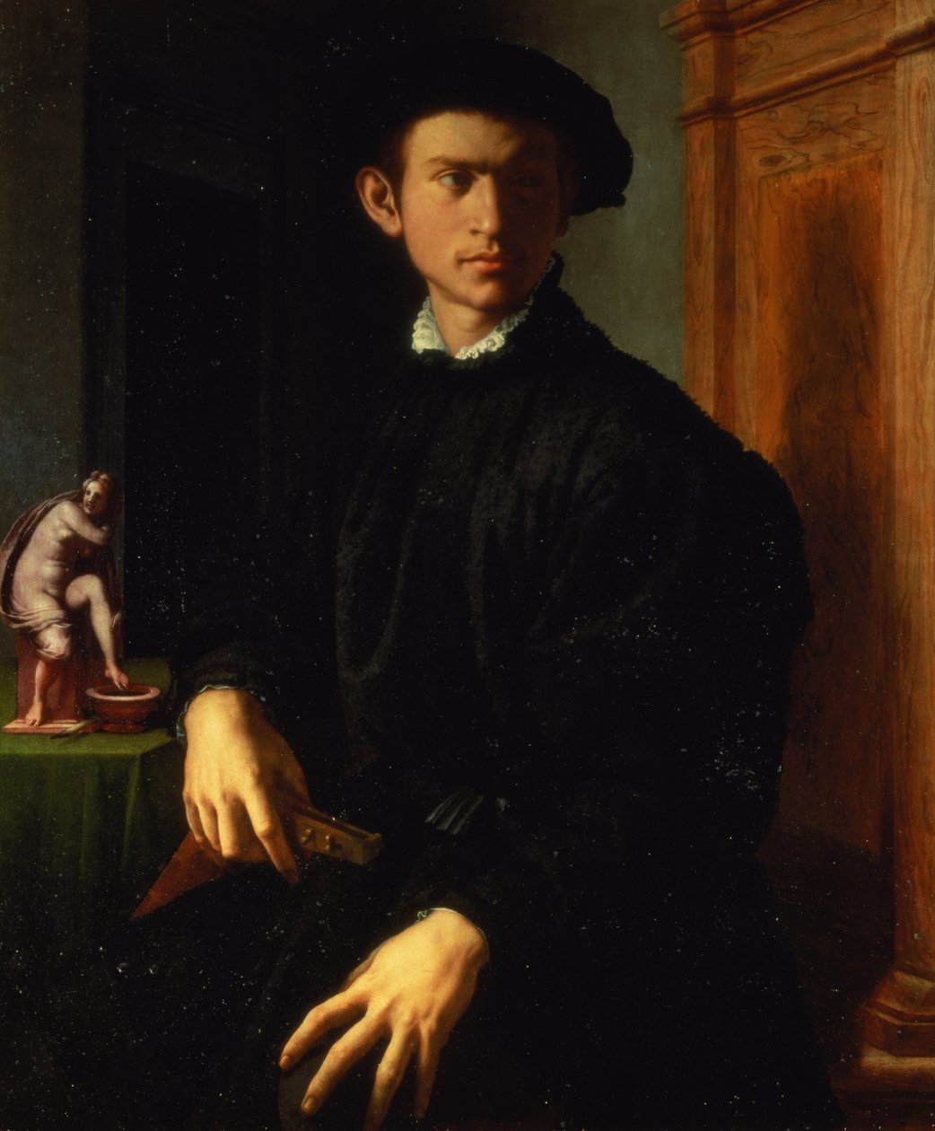 Retrato de um jovem, c.1532-40 de Agnolo Bronzino
