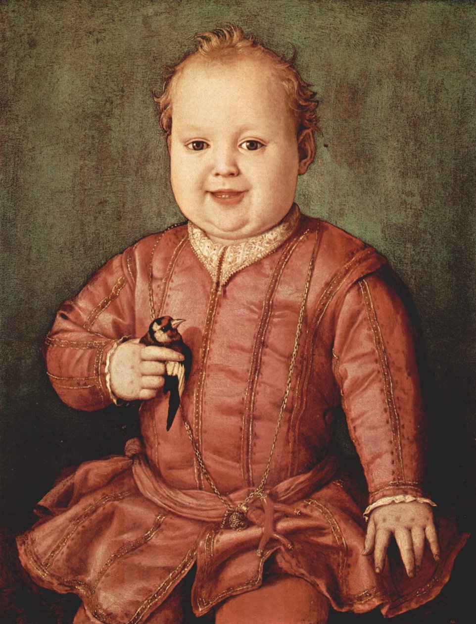 Retrato de Giovanni de Medici como uma criança de Agnolo Bronzino