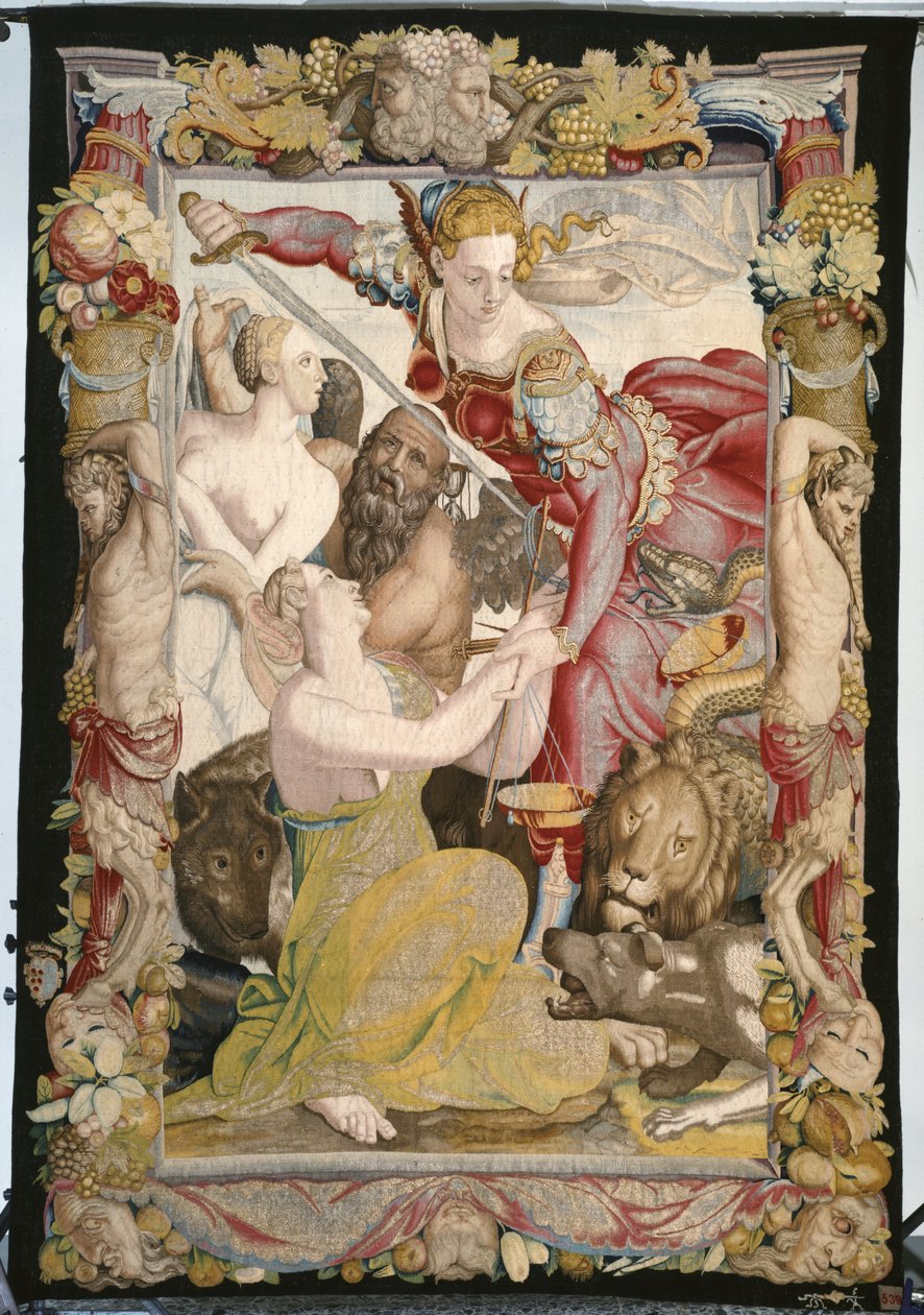 Justiça que entrega a inocência de Agnolo (after) Bronzino