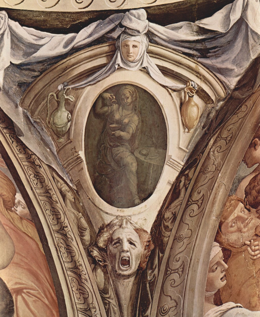 Alegorias das virtudes cardinais. Afrescos Na Capela De Eleonora Da Toledo de Agnolo Bronzino