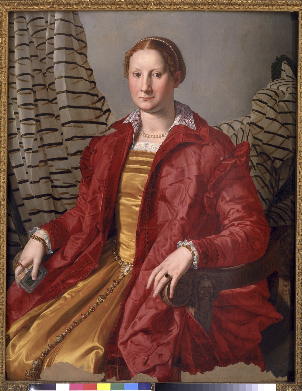 Retrato de uma senhora, c.1550-55 de Agnolo Bronzino