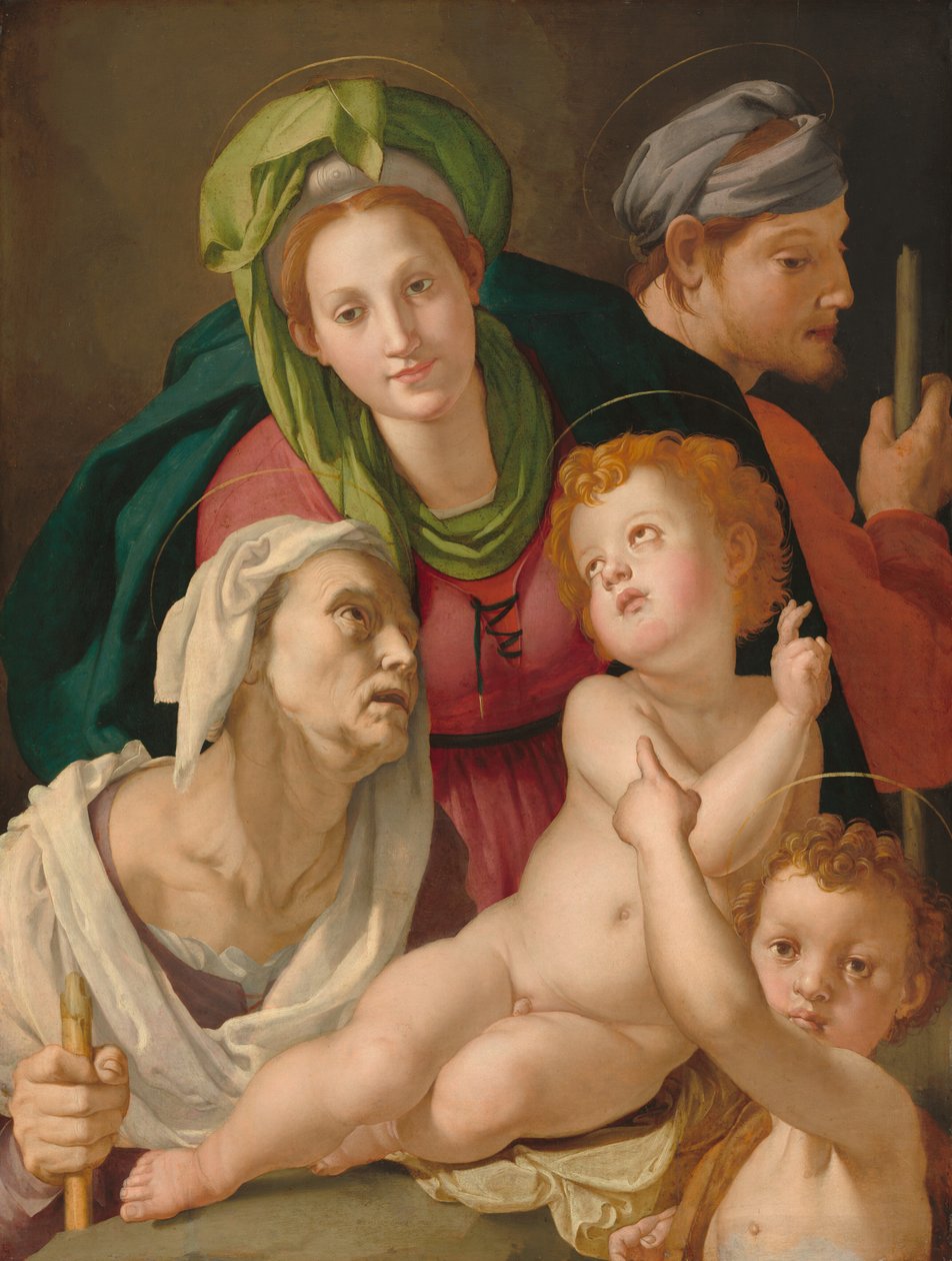 A Sagrada Família, c. 15271528. de Agnolo Bronzino