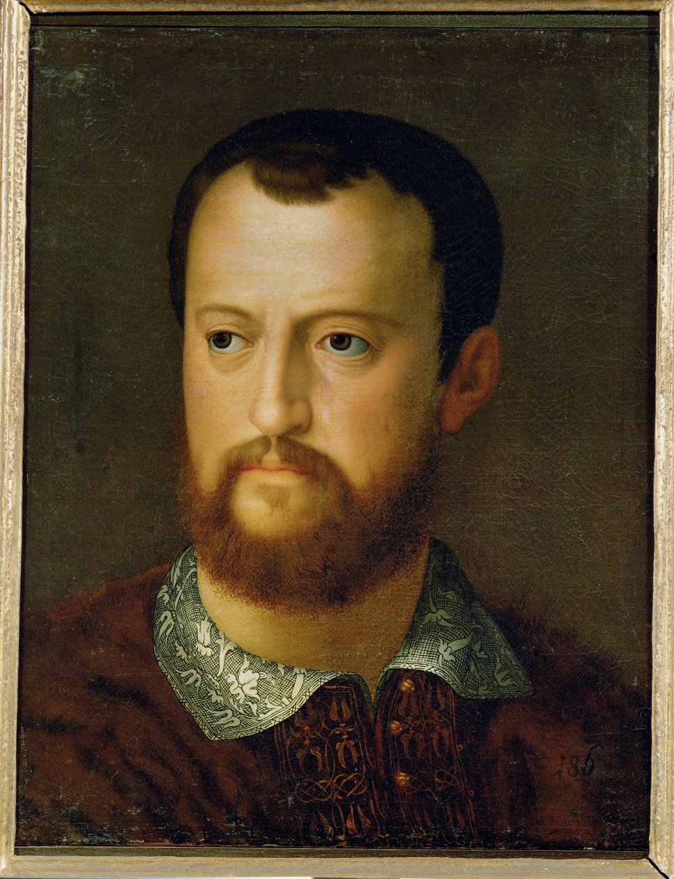 Grão-duque Cosimo I da Toscana (óleo sobre tela) de Agnolo di Cosimo Bronzino