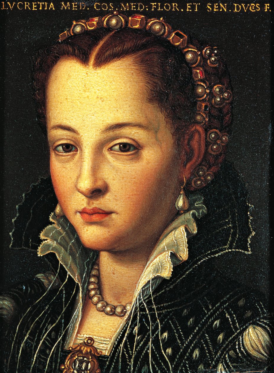 Retrato de Lucrezia de Medici (Florença de Agnolo Bronzino