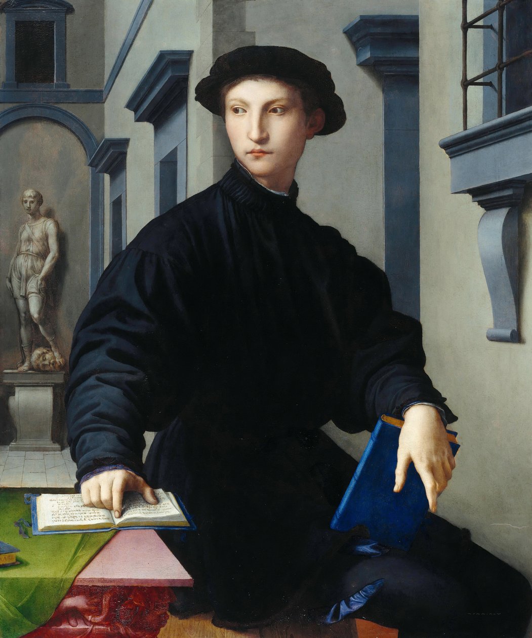 Retrato de Ugolino (Hugolin) Martelli (1519-1592) de Bronzino, Agnolo (1503-1572) de Agnolo Bronzino