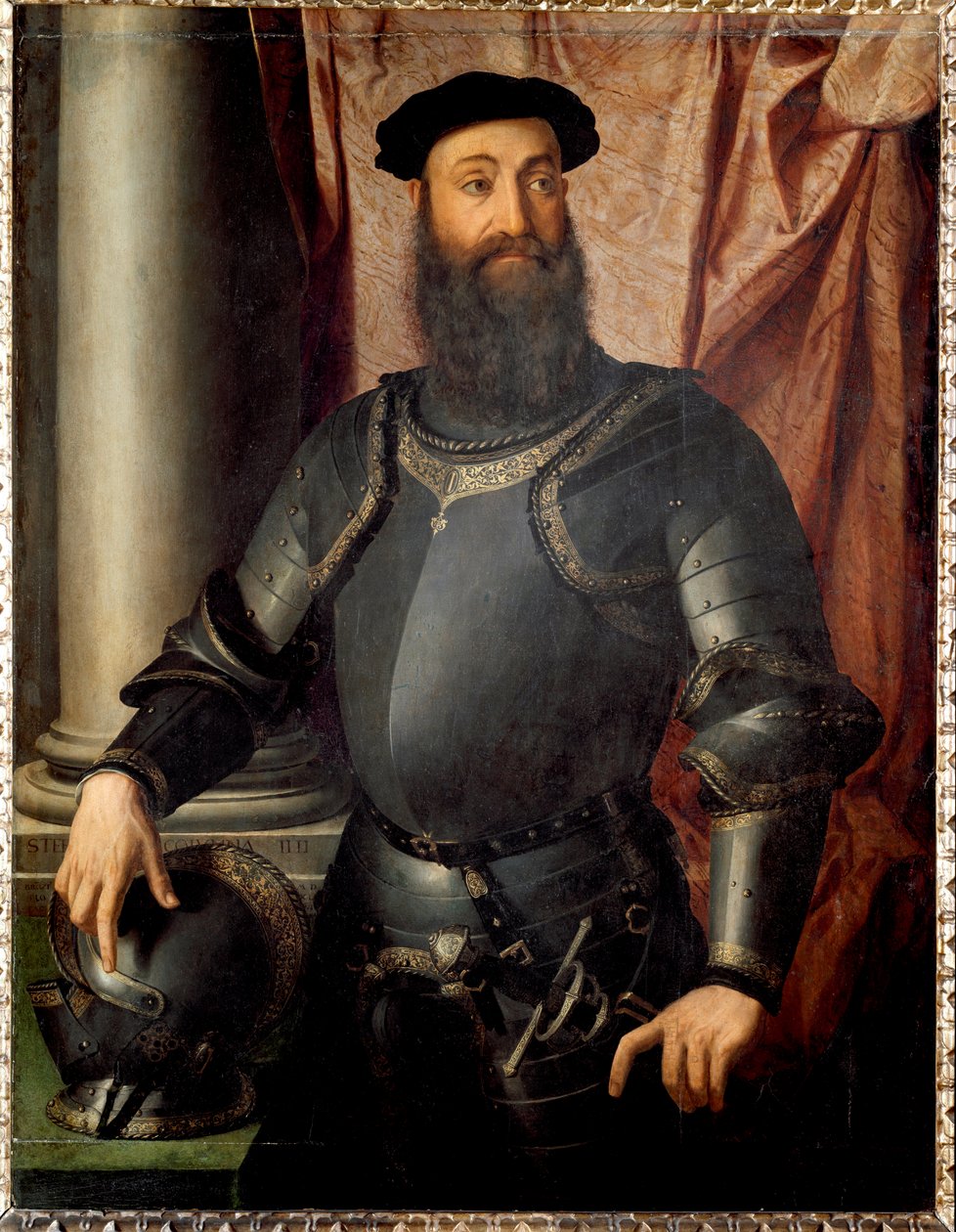 Retrato do Condottiere Stefano Colonna de Agnolo Bronzino