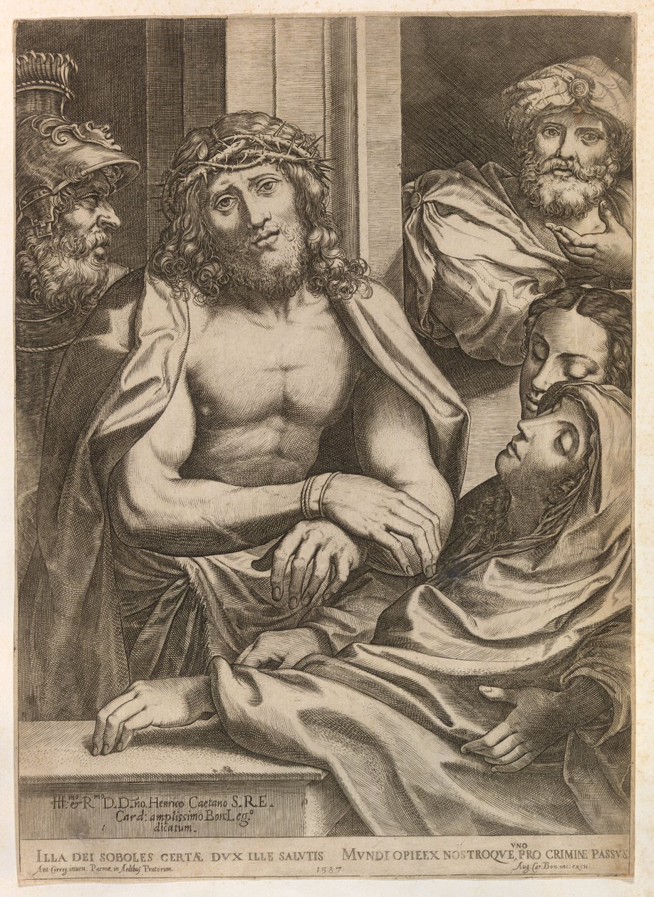 Eis o homem! de Agostino Carracci