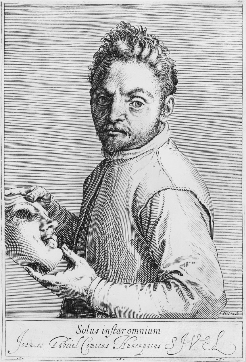 O ator Jean Gabriel Swel de Agostino Carracci