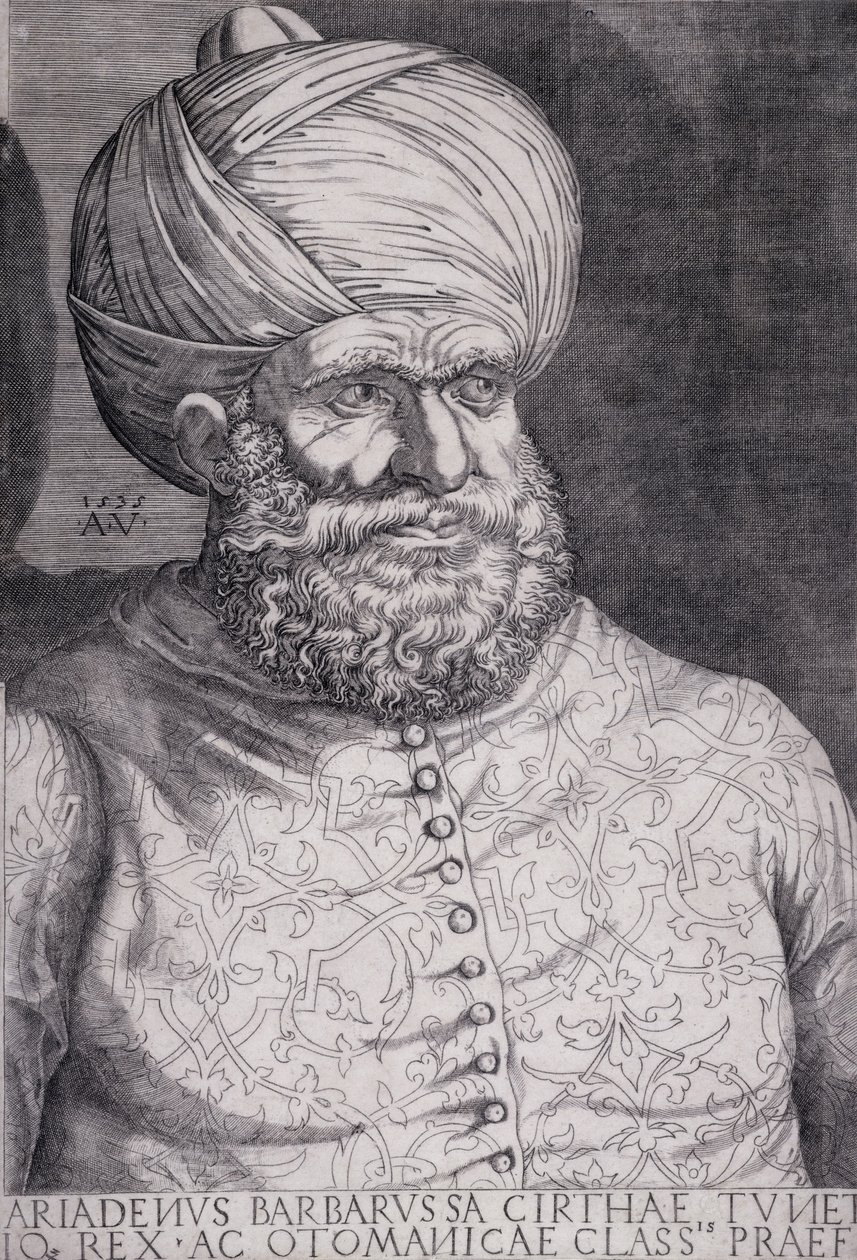 Barbarossa (Khayr ad-Din) (d.1546) 1535 de Agostino Musi