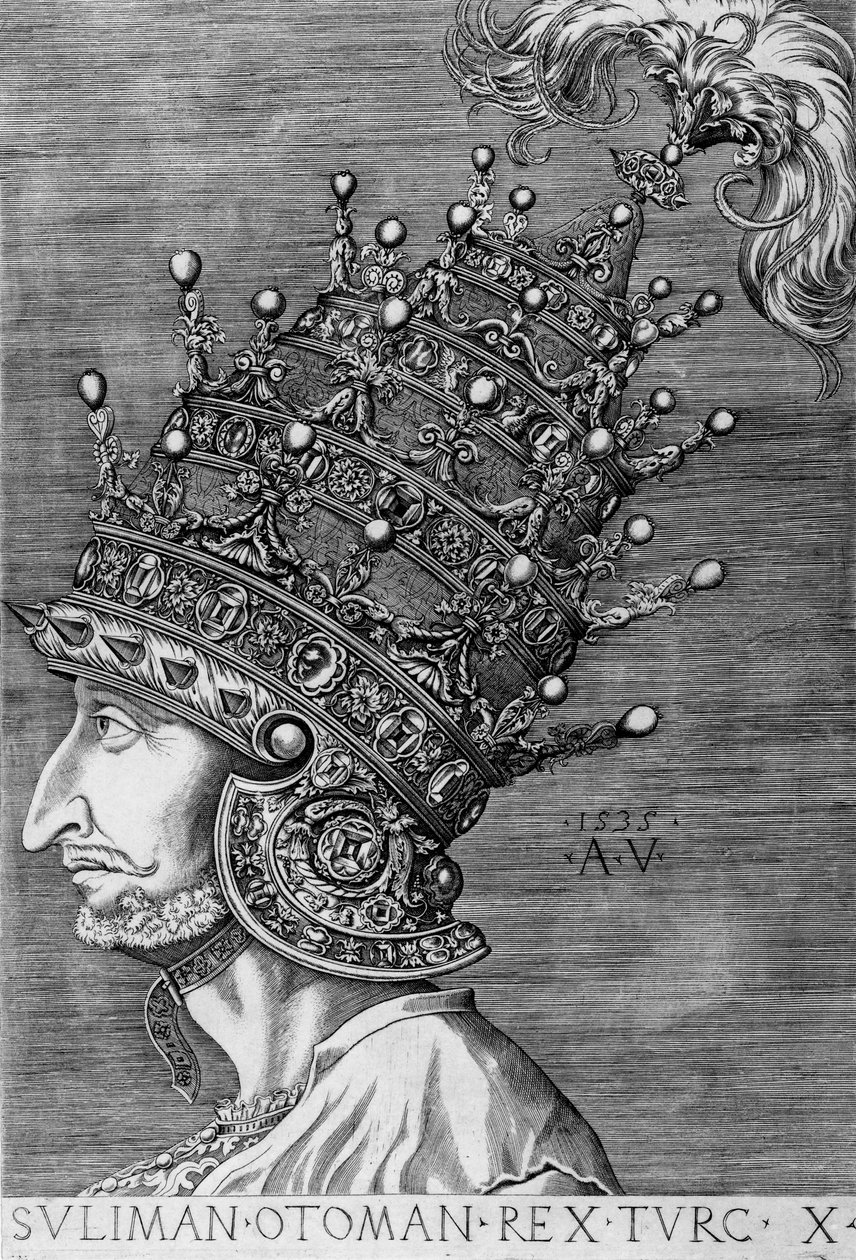 Suleiman, o Magnífico (1494-1566), 1535 de Agostino Musi