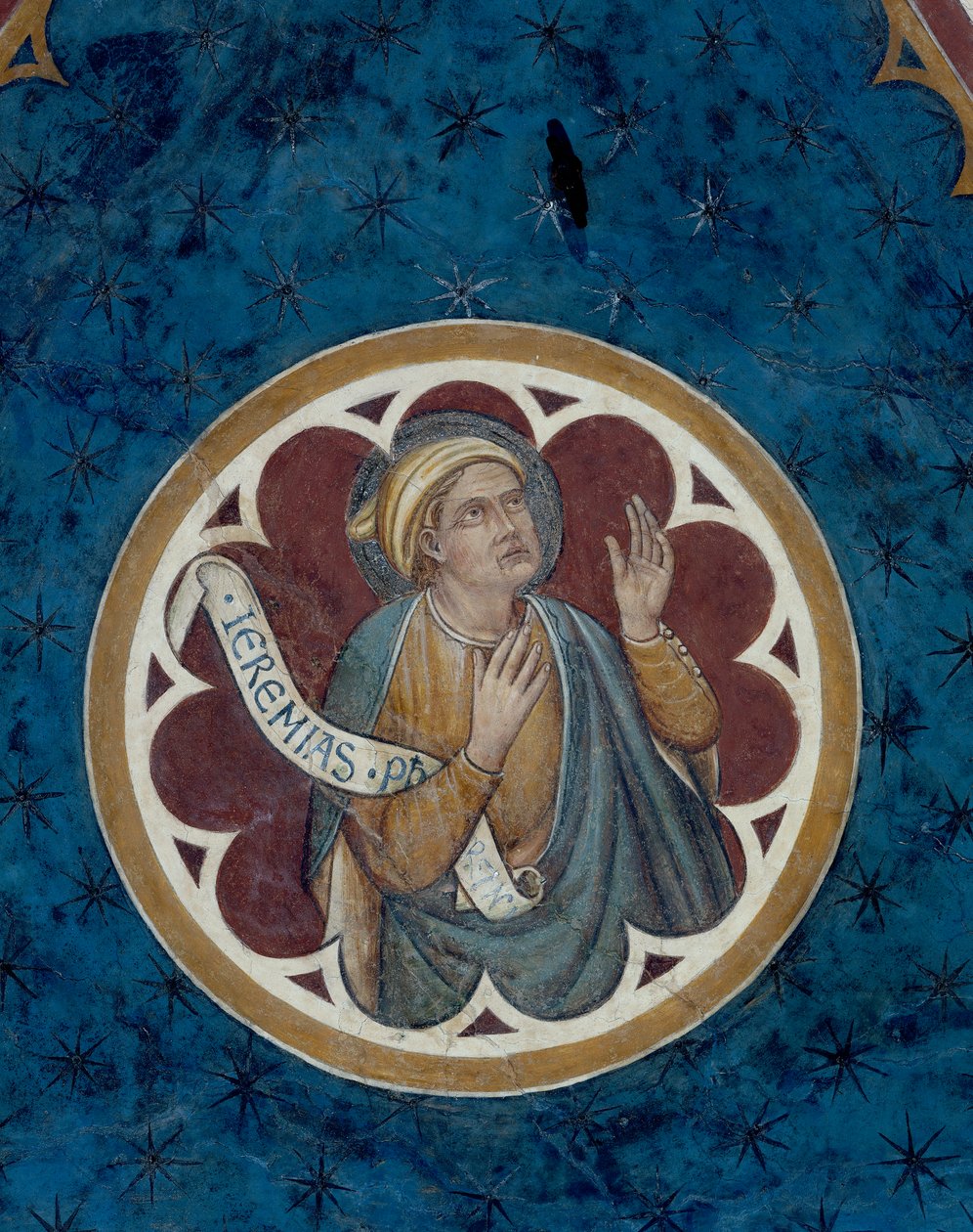 O profeta Jeremias, detalhe de Agostino di Marsiglio