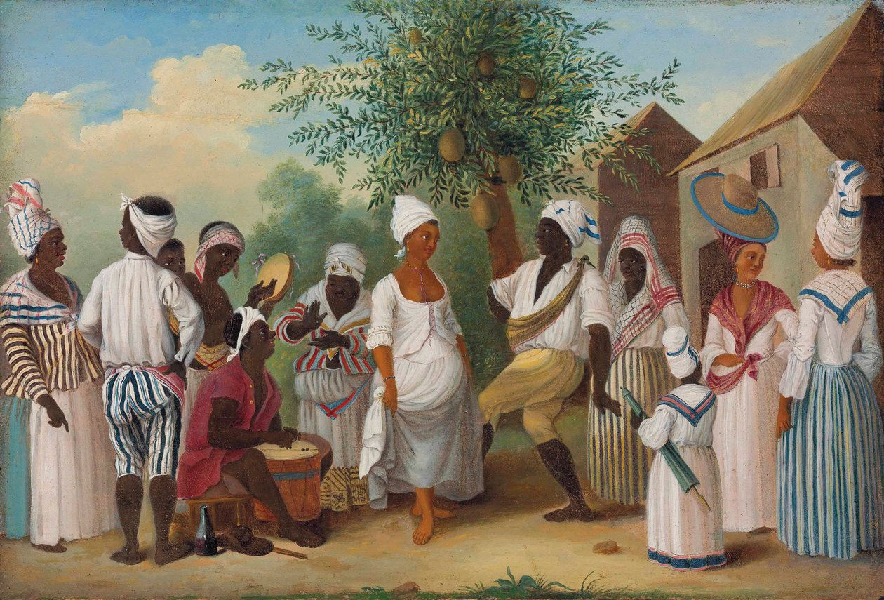 Uma Dança Negra na Ilha da Domínica de Agostino Brunias