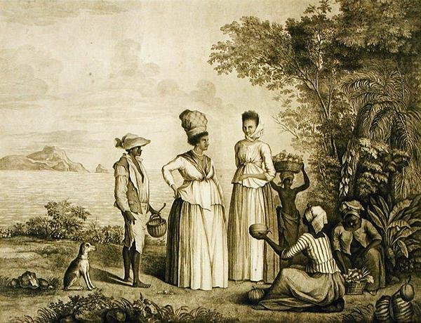 Mercado de frutas de São Vicente de Agostino Brunias