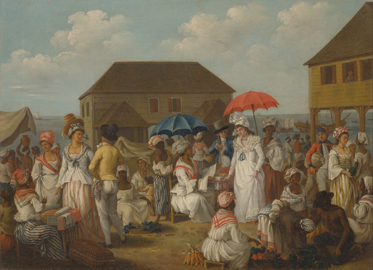 Linen Market, Dominica de Agostino Brunias