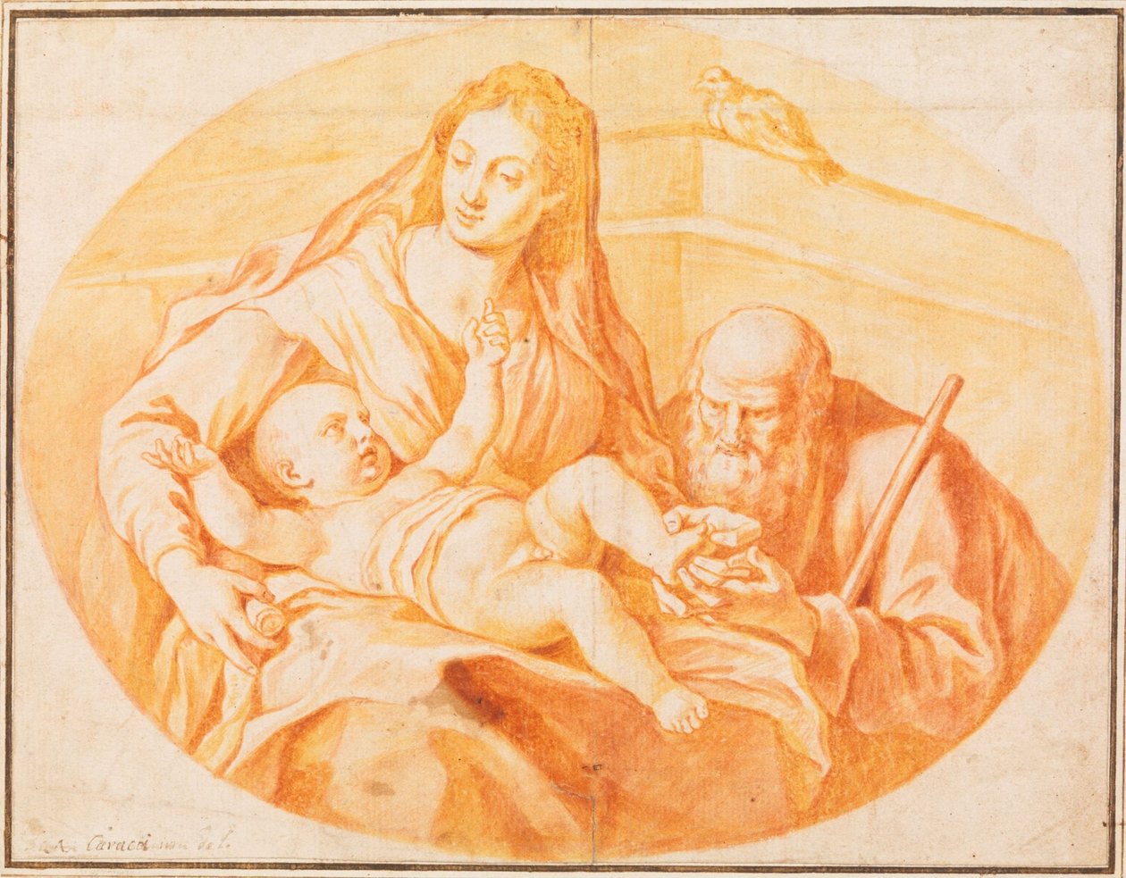 A Sagrada Família de Agostino Carracci