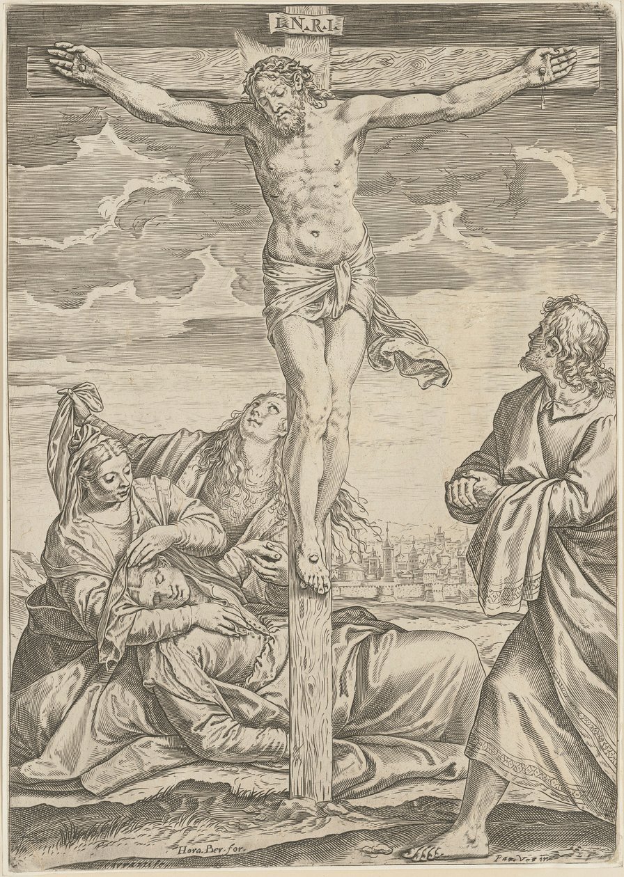 Crucificação de Agostino Carracci