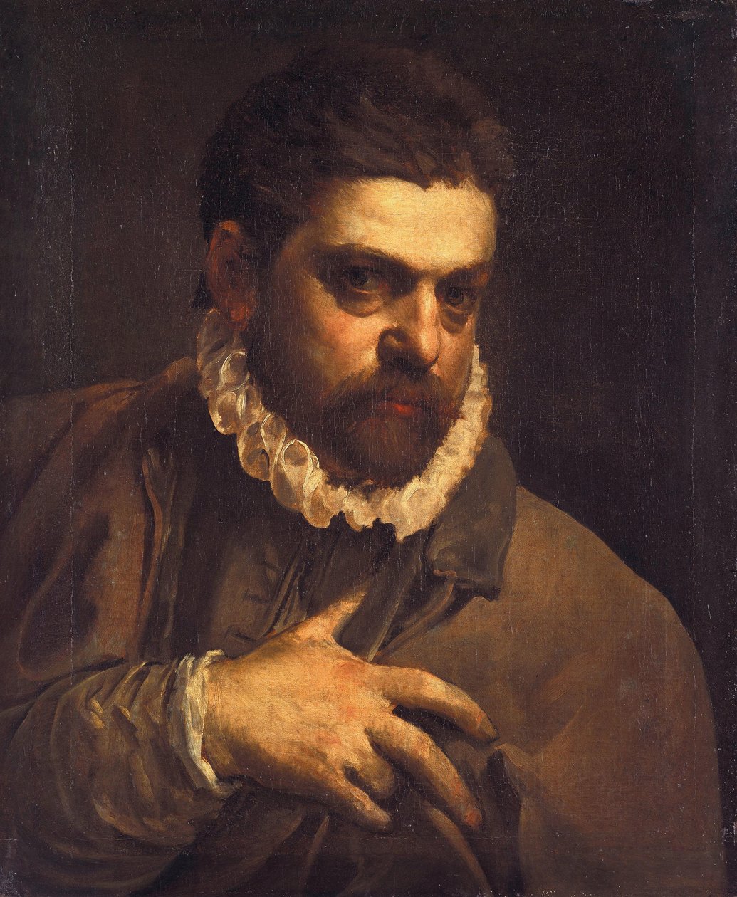 Retrato masculino de Agostino Carracci