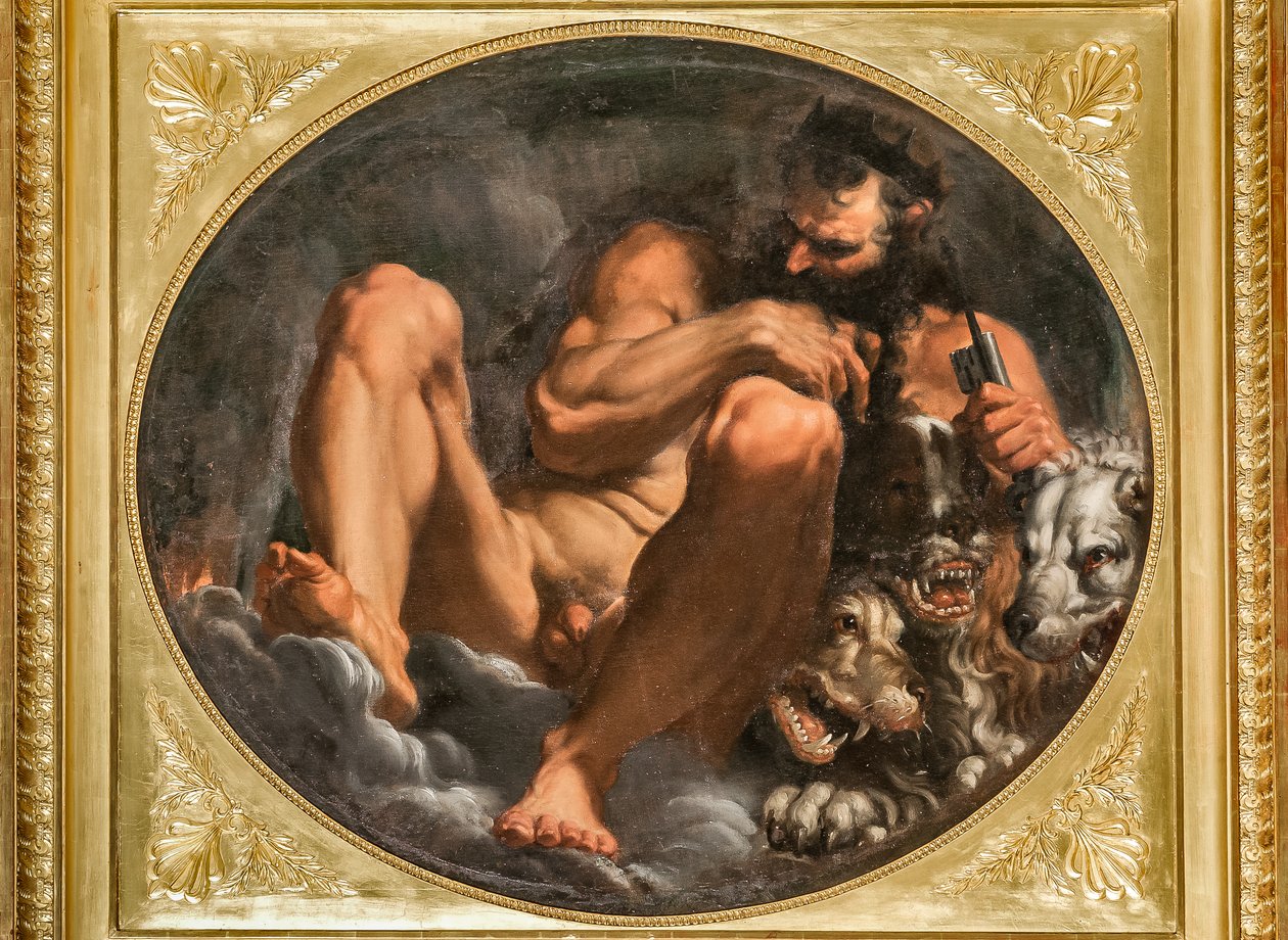 Plutão de Agostino Carracci