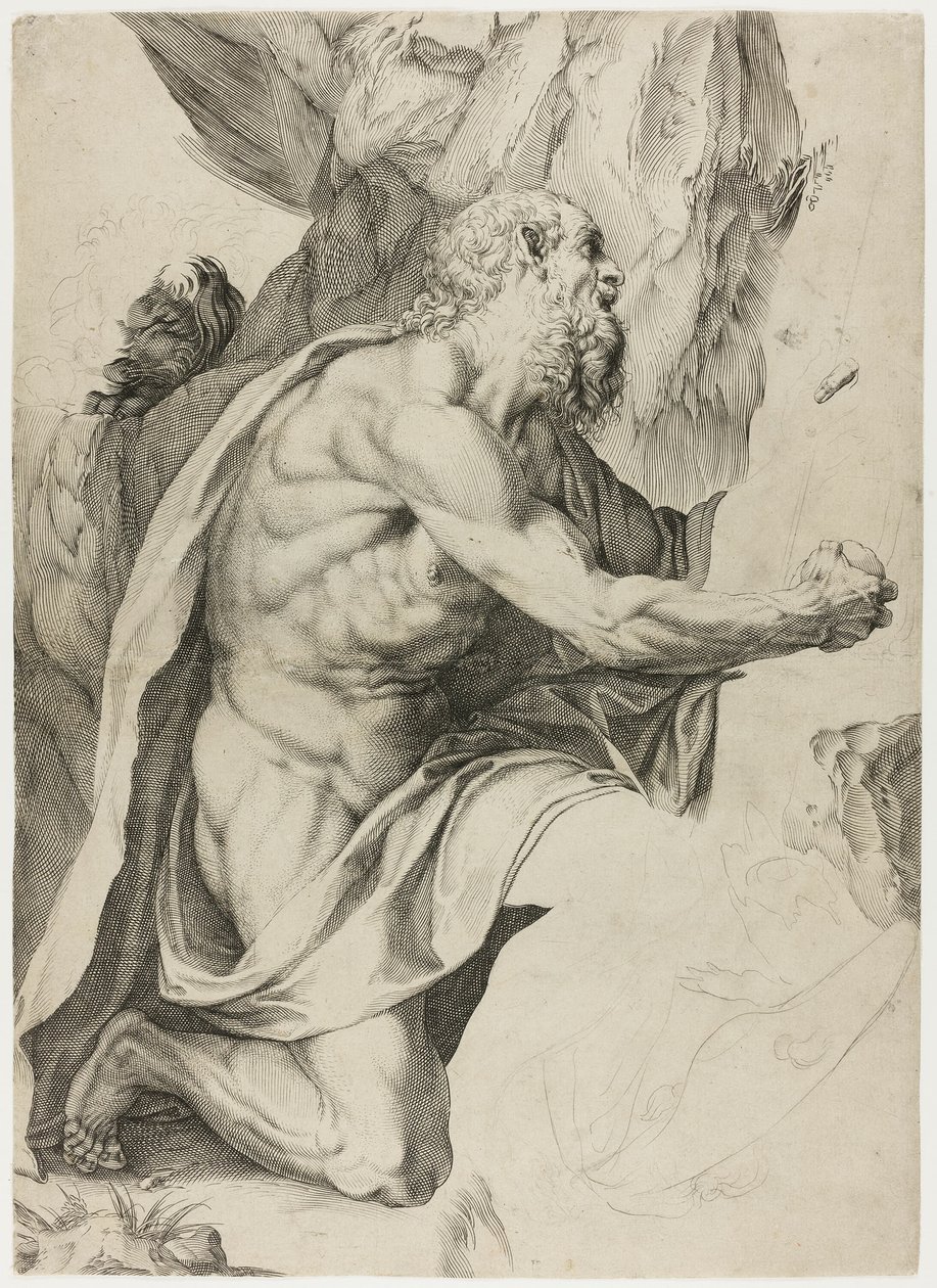 São Jerônimo em Penitência de Agostino Carracci
