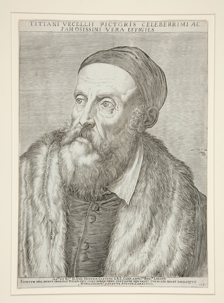Tiziano Vecelli (Ticiano) de Agostino Carracci