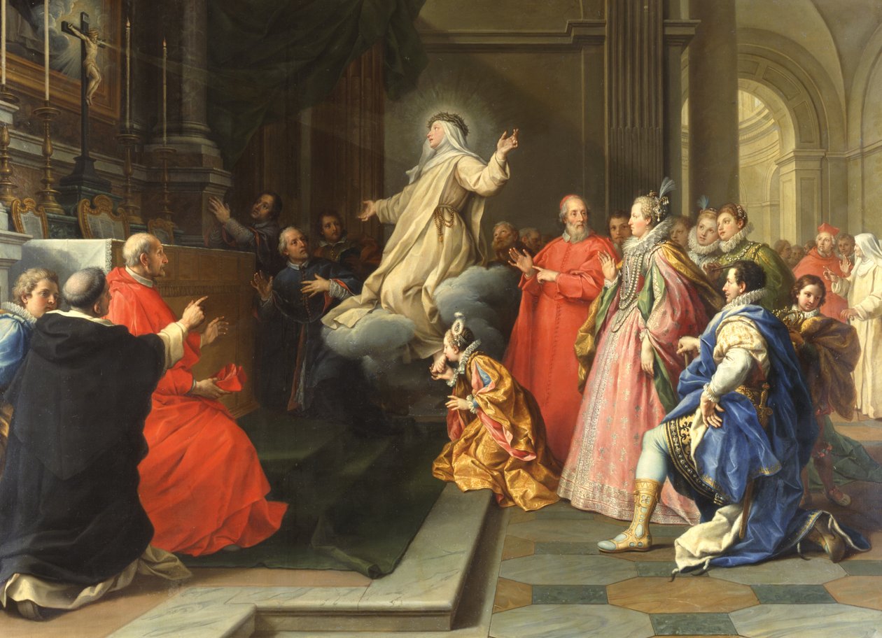 O Êxtase de Santa Catarina de Ricci de Agostino Masucci