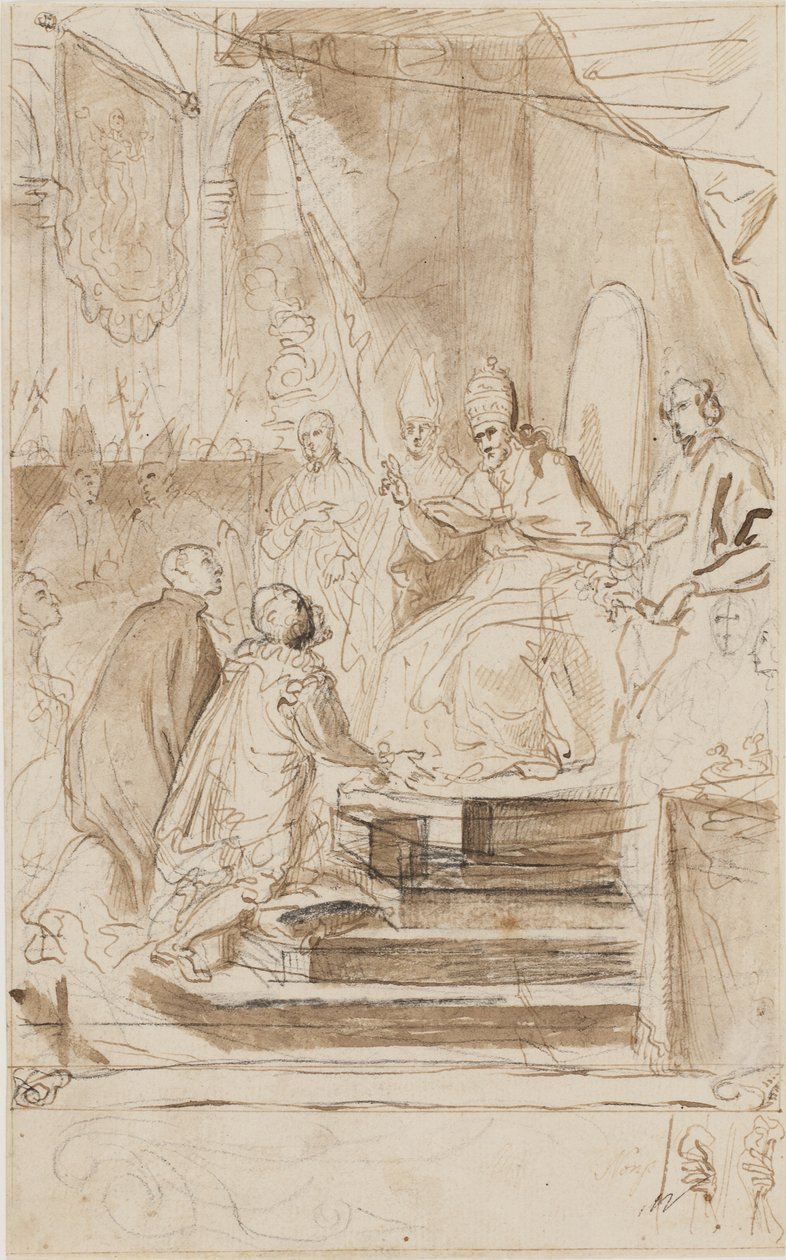 A canonização de Santo Inácio de Loyola de Agostino Masucci