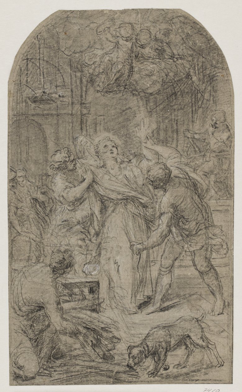 O martírio de São Lourenço de Agostino Masucci