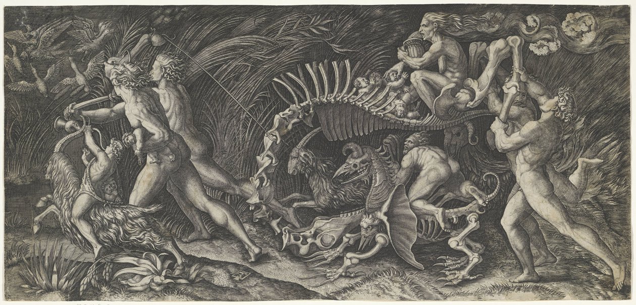 A carcaça
Lo stregozzo de Agostino Veneziano